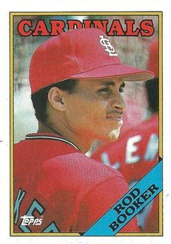 #483 Rod Booker - St. Louis Cardinals - 1988 Topps Baseball