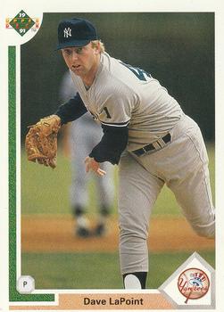 #483 Dave LaPoint - New York Yankees - 1991 Upper Deck Baseball