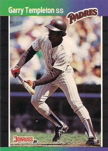#483 Garry Templeton - San Diego Padres - 1989 Donruss Baseball