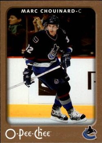 #483 Marc Chouinard - Vancouver Canucks - 2006-07 O-Pee-Chee Hockey