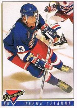 #483 Teemu Selanne - Winnipeg Jets - 1993-94 Topps Premier Hockey