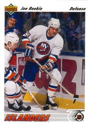 #483 Joe Reekie - New York Islanders - 1991-92 Upper Deck Hockey