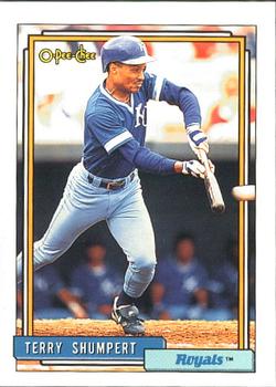 #483 Terry Shumpert - Kansas City Royals - 1992 O-Pee-Chee Baseball