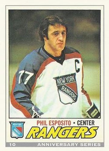 #10 Phil Esposito - New York Rangers - 1992-93 O-Pee-Chee Hockey - 25th Anniversary