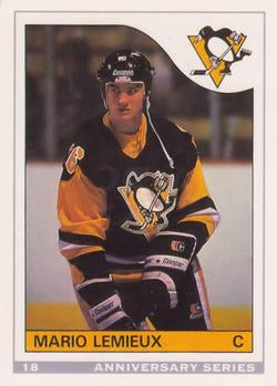 #18 Mario Lemieux - Pittsburgh Penguins - 1992-93 O-Pee-Chee Hockey - 25th Anniversary