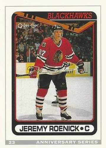 #23 Jeremy Roenick - Chicago Blackhawks - 1992-93 O-Pee-Chee Hockey - 25th Anniversary