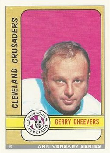 #5 Gerry Cheevers - Cleveland Crusaders - 1992-93 O-Pee-Chee Hockey - 25th Anniversary