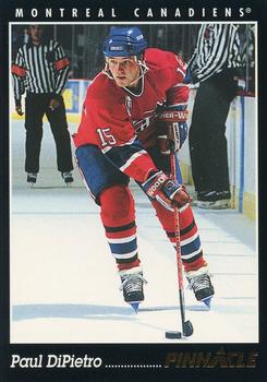 #114 Paul DiPietro - Montreal Canadiens - 1993-94 Pinnacle Canadian Hockey