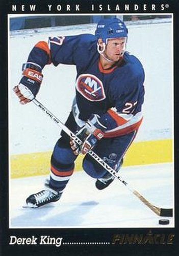 #128 Derek King - New York Islanders - 1993-94 Pinnacle Canadian Hockey