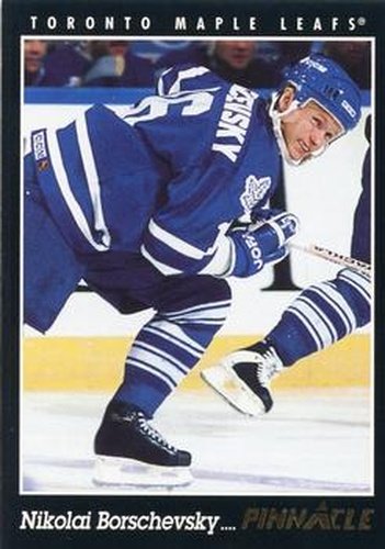 #12 Nikolai Borschevsky - Toronto Maple Leafs - 1993-94 Pinnacle Canadian Hockey