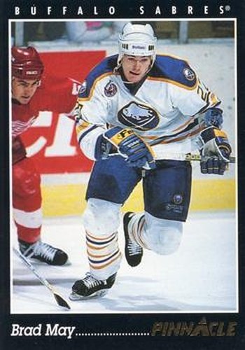#141 Brad May - Buffalo Sabres - 1993-94 Pinnacle Canadian Hockey