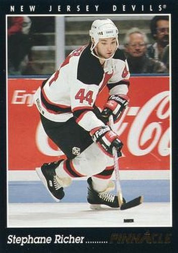 #143 Stephane Richer - New Jersey Devils - 1993-94 Pinnacle Canadian Hockey