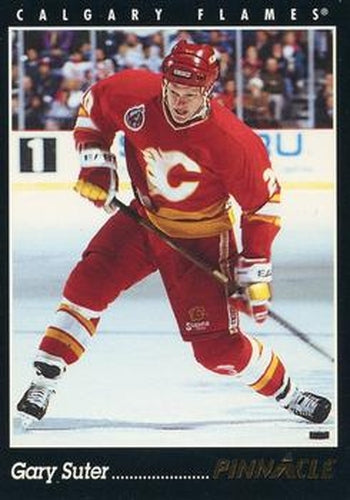#14 Gary Suter - Calgary Flames - 1993-94 Pinnacle Canadian Hockey