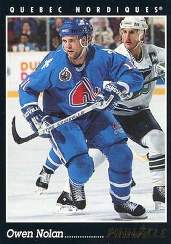 #151 Owen Nolan - Quebec Nordiques - 1993-94 Pinnacle Canadian Hockey