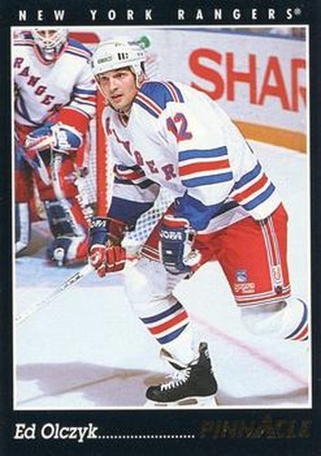 #154 Ed Olczyk - New York Rangers - 1993-94 Pinnacle Canadian Hockey