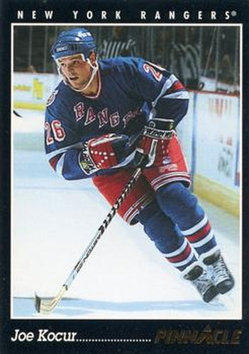 #184 Joey Kocur - New York Rangers - 1993-94 Pinnacle Canadian Hockey