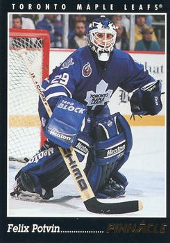 #190 Felix Potvin - Toronto Maple Leafs - 1993-94 Pinnacle Canadian Hockey
