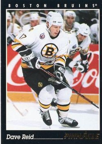 #191 Dave Reid - Boston Bruins - 1993-94 Pinnacle Canadian Hockey