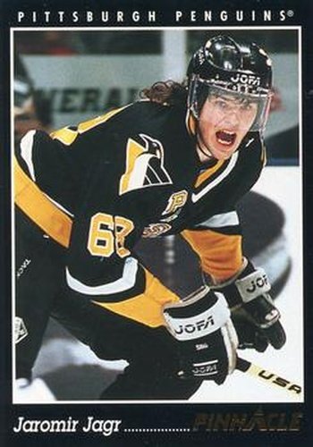#195 Jaromir Jagr - Pittsburgh Penguins - 1993-94 Pinnacle Canadian Hockey