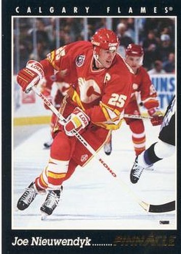 #198 Joe Nieuwendyk - Calgary Flames - 1993-94 Pinnacle Canadian Hockey