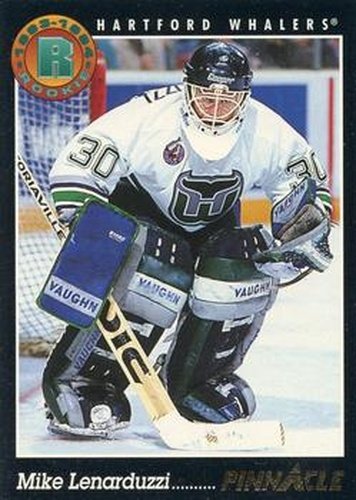 #207 Mike Lenarduzzi - Hartford Whalers - 1993-94 Pinnacle Canadian Hockey