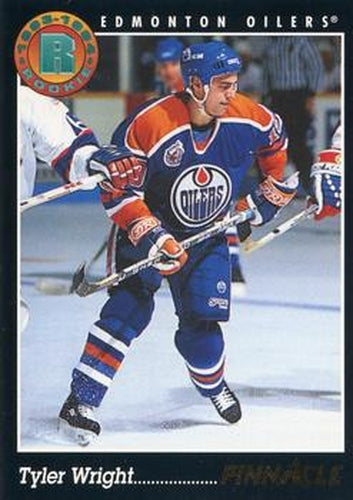 #214 Tyler Wright - Edmonton Oilers - 1993-94 Pinnacle Canadian Hockey