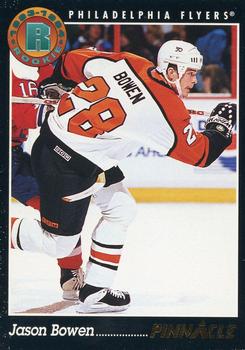 #215 Jason Bowen - Philadelphia Flyers - 1993-94 Pinnacle Canadian Hockey