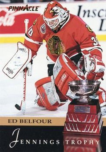 #227 Ed Belfour - Chicago Blackhawks - 1993-94 Pinnacle Canadian Hockey