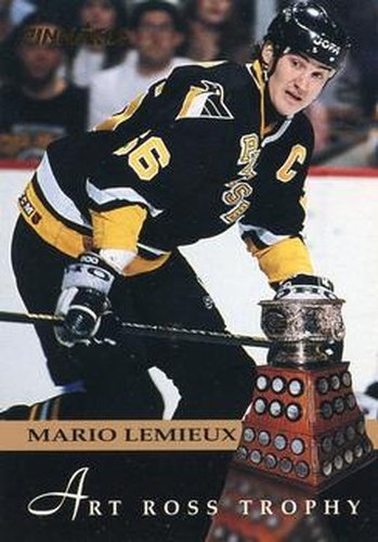 #230 Mario Lemieux - Pittsburgh Penguins - 1993-94 Pinnacle Canadian Hockey