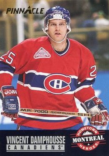#232 Vincent Damphousse - Montreal Canadiens - 1993-94 Pinnacle Canadian Hockey