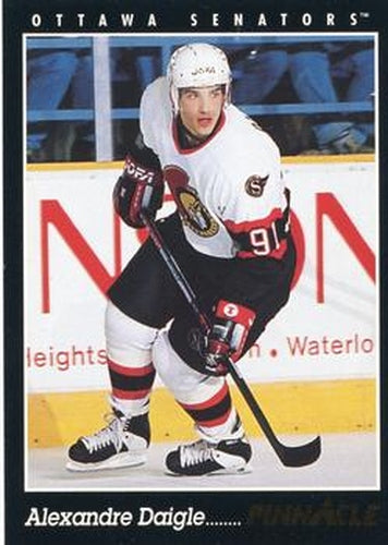 #236 Alexandre Daigle - Ottawa Senators - 1993-94 Pinnacle Canadian Hockey