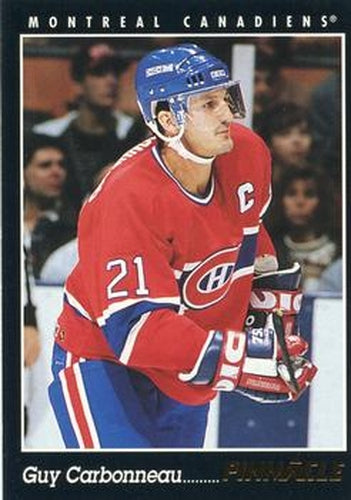 #280 Guy Carbonneau - Montreal Canadiens - 1993-94 Pinnacle Canadian Hockey