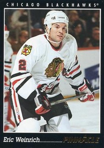#281 Eric Weinrich - Chicago Blackhawks - 1993-94 Pinnacle Canadian Hockey
