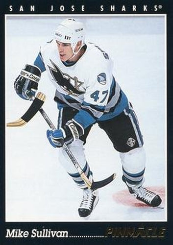 #287 Mike Sullivan - San Jose Sharks - 1993-94 Pinnacle Canadian Hockey