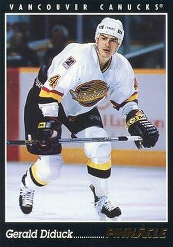 #291 Gerald Diduck - Vancouver Canucks - 1993-94 Pinnacle Canadian Hockey