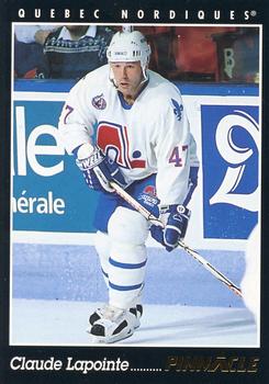 #294 Claude Lapointe - Quebec Nordiques - 1993-94 Pinnacle Canadian Hockey
