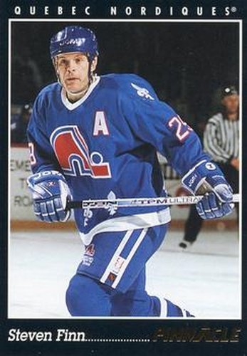 #307 Steven Finn - Quebec Nordiques - 1993-94 Pinnacle Canadian Hockey