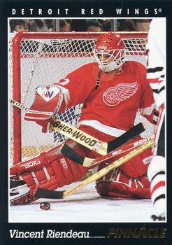 #312 Vincent Riendeau - Detroit Red Wings - 1993-94 Pinnacle Canadian Hockey