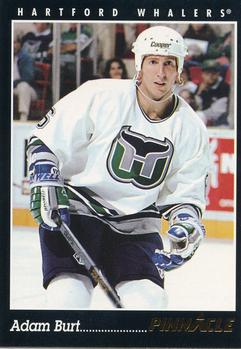 #313 Adam Burt - Hartford Whalers - 1993-94 Pinnacle Canadian Hockey