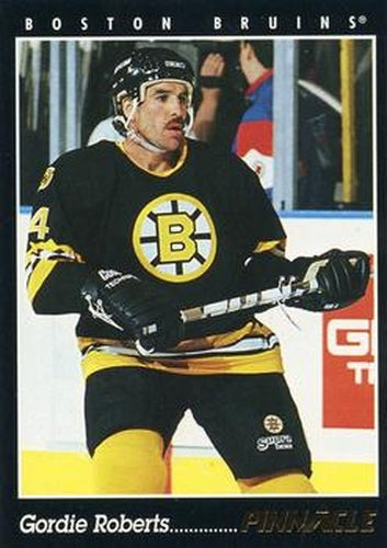 #319 Gordie Roberts - Boston Bruins - 1993-94 Pinnacle Canadian Hockey