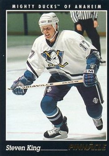 #345 Steven King - Anaheim Mighty Ducks - 1993-94 Pinnacle Canadian Hockey