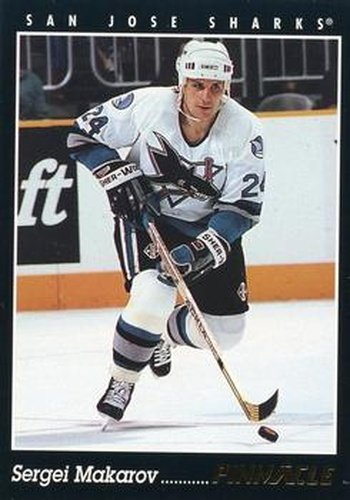 #362 Sergei Makarov - San Jose Sharks - 1993-94 Pinnacle Canadian Hockey