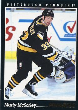 #374 Marty McSorley - Pittsburgh Penguins - 1993-94 Pinnacle Canadian Hockey