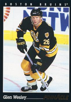 #383 Glen Wesley - Boston Bruins - 1993-94 Pinnacle Canadian Hockey