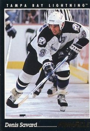 #391 Denis Savard - Tampa Bay Lightning - 1993-94 Pinnacle Canadian Hockey