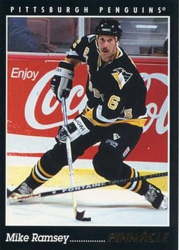 #394 Mike Ramsey - Pittsburgh Penguins - 1993-94 Pinnacle Canadian Hockey