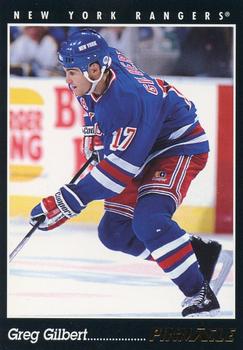 #405 Greg Gilbert - New York Rangers - 1993-94 Pinnacle Canadian Hockey