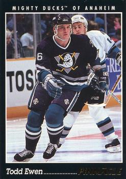 #409 Todd Ewen - Anaheim Mighty Ducks - 1993-94 Pinnacle Canadian Hockey