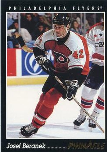 #424 Josef Beranek - Philadelphia Flyers - 1993-94 Pinnacle Canadian Hockey