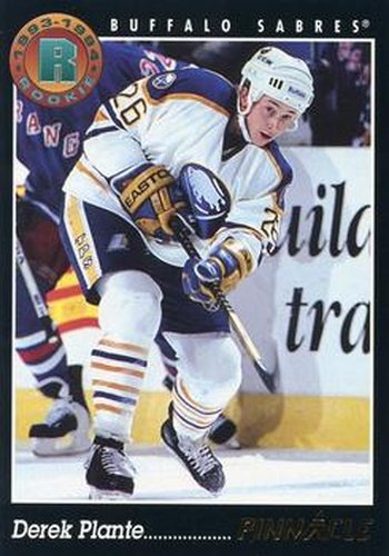 #435 Derek Plante - Buffalo Sabres - 1993-94 Pinnacle Canadian Hockey